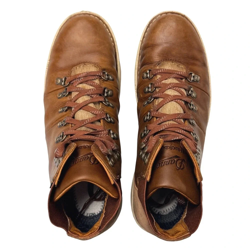 Danner Vertigo 917 Gold Rush Boots Men 10 Brown Leather Huckberry Gore-Tex 32387